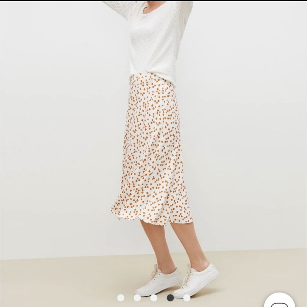 MM. LAFLEUR Orchard 1.0 Skirt Mosaic Print Goldenrod Ivory